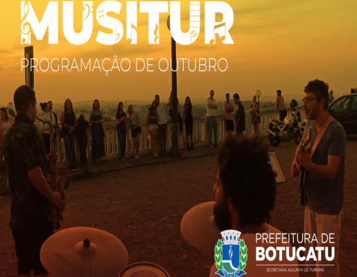 Programação Musitur para o mês de outubro 2024